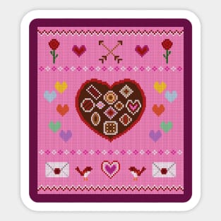 Valentine’s Day Knit Sticker